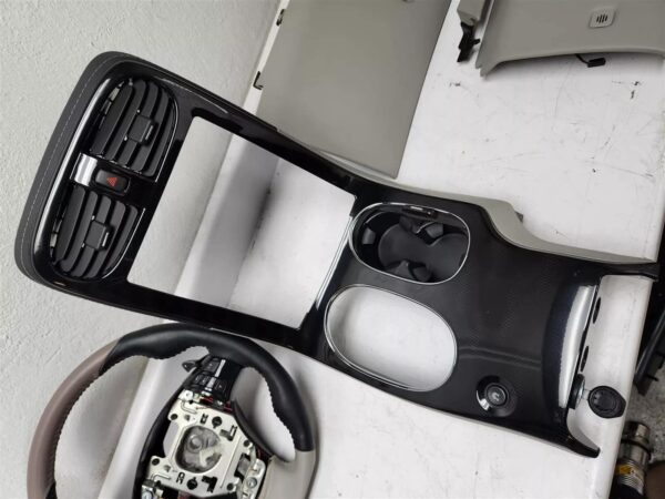 Corvette C6 Custom Titanium LEATHER Glove Box Lower Dash Console Steering Wheel - Image 10