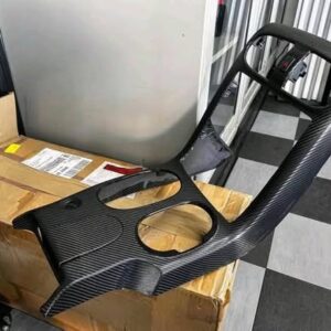 C6 corvette 2005-13 radio bezel/ center console for sale wrapped in carbon fiber