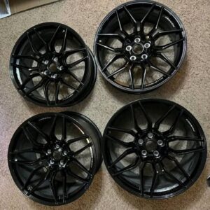 2025 Corvette C8 Z06 black gloss spider wheels
