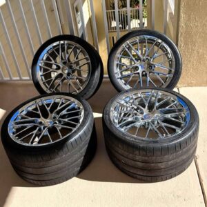 original OEM wheels that come off of a C6 Corvette ZR1