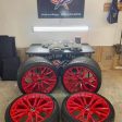 C7 corvette wheels powder coated